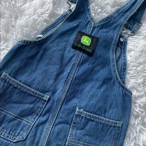 John Deere Kids Classic Blue Denim Overalls - Picture 7 of 7